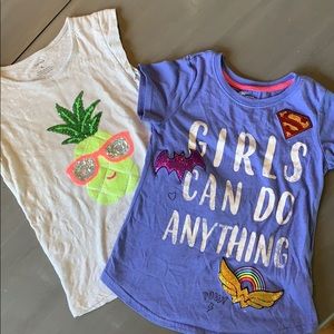 SALE 💕4 for $12 💕 Bundle of 2 Sequin tshirts